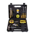 （8016G）Wholesale Household Hand Tool Set, 15-in-1 Durable Home Repair Tools Kit with Portable Plastic Toolbox for Home & Office Use