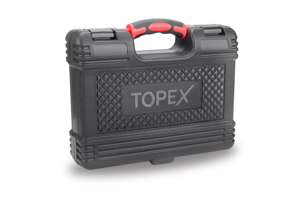 TOPEX 65-Piece Household Hand Tool Set Home Auto Repair Kit Premium Quality